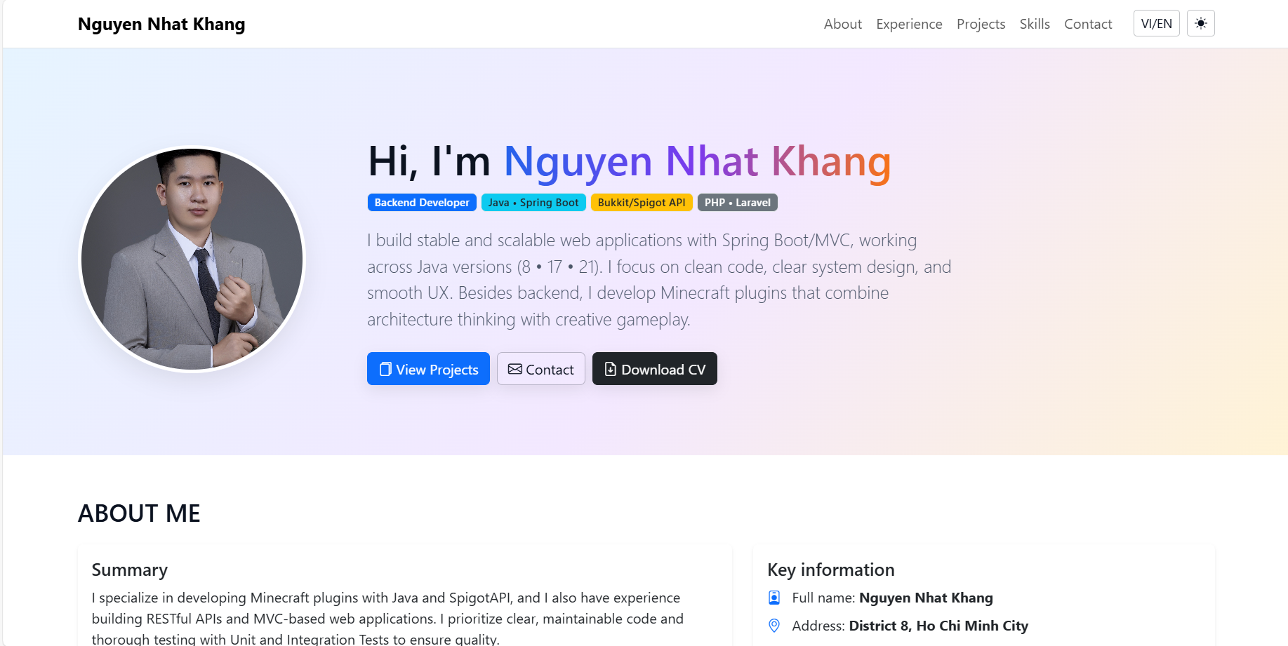 Hình ảnh dự án